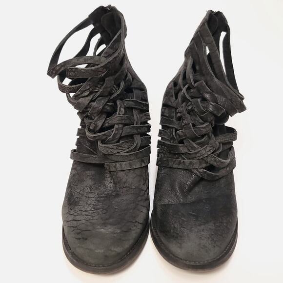 Free People Carrera Heel Boot Size 39 8.5 Slate Womens Shoe Shoes Heels Bootiez - Picture 3 of 14